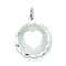 Sterling Silver You Are Always In My Heart Disc Charm Jewerly 22mm x 16mm